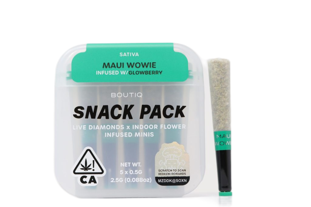 Boutiq Live Diamonds x Indoor Flower THCa Mini Prerolls / Maui Wowie- Sativa